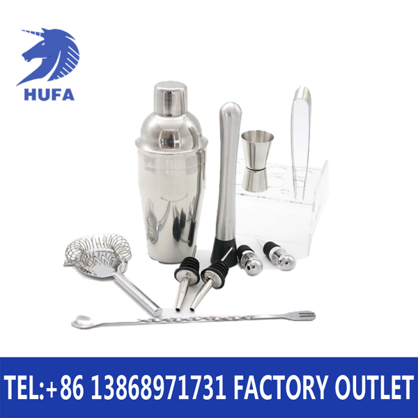 Cocktail shaker 12-piece Set Acrylic base Shaker Tool Set Japanese Shaker cup Set Acrylic base shaker machine set Shaker cup bar tool set Application Scenario