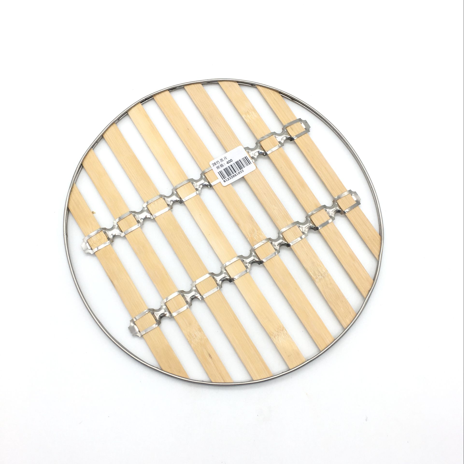 26号蒸片 竹子蒸饭隔蒸菜垫 蒸菜蒸饭隔热垫产品图