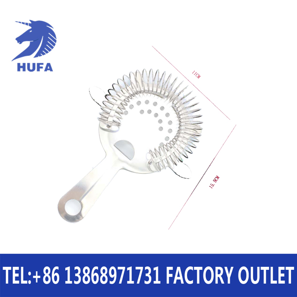 Stainless steel ice filter four corner ice filter shaker ice filter shaker ice filter shaker stainless steel manufacturers direct can be freely matched with shaker accessories Specification drawing
