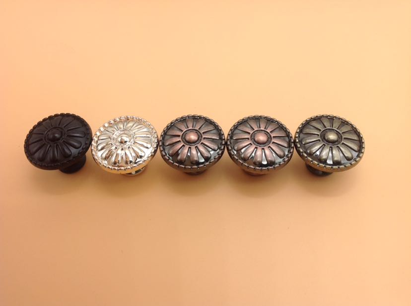 Single-button handle Plastic handle Single-button drawer handle cabinet handle antique plastic handle