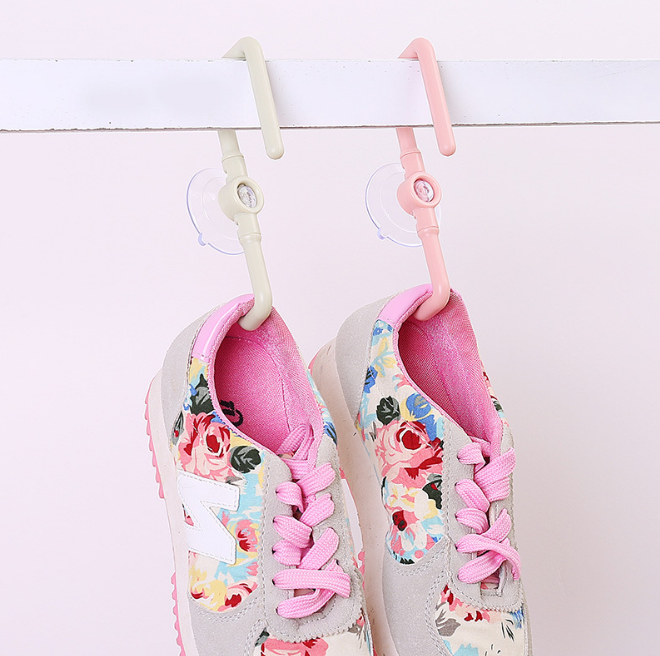 多功能吸盘挂钩厨房壁挂钩子 卫生间浴室真空强力毛巾挂架产品图