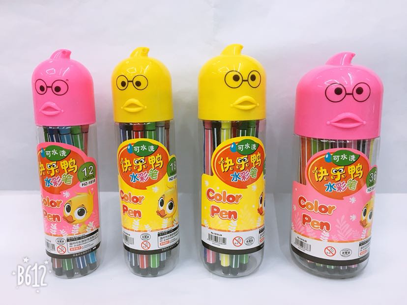 1818-12 Color Washable Barrel Watercolor Pens Application Scenario