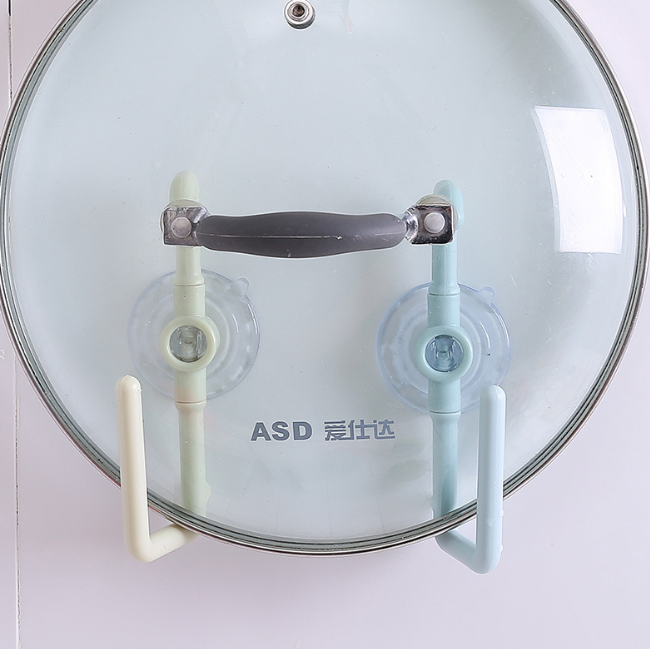 多功能吸盘挂钩厨房壁挂钩子 卫生间浴室真空强力毛巾挂架细节图