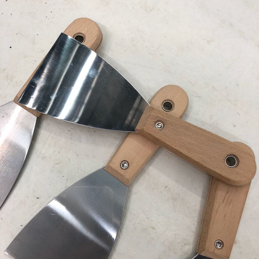 Double-clamped wood strip putty knife, sturdy and durable Specification image