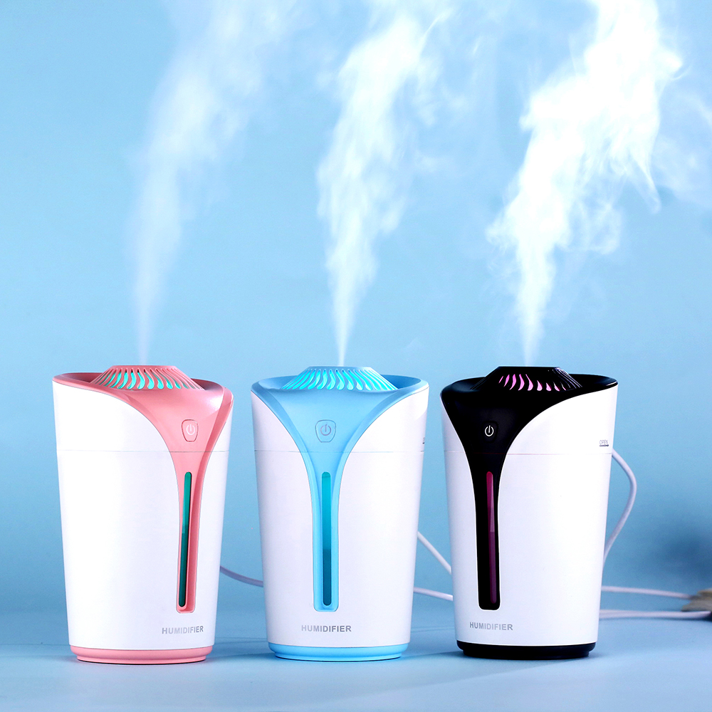 Flame humidifier, mini usb, home silent bedroom, air hydrating spray, car, small office, Douyin