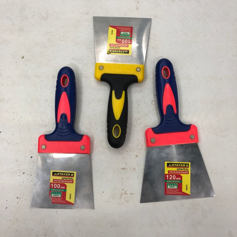 Two-color scraper, multi-function putty knife tool, durable thumbnail