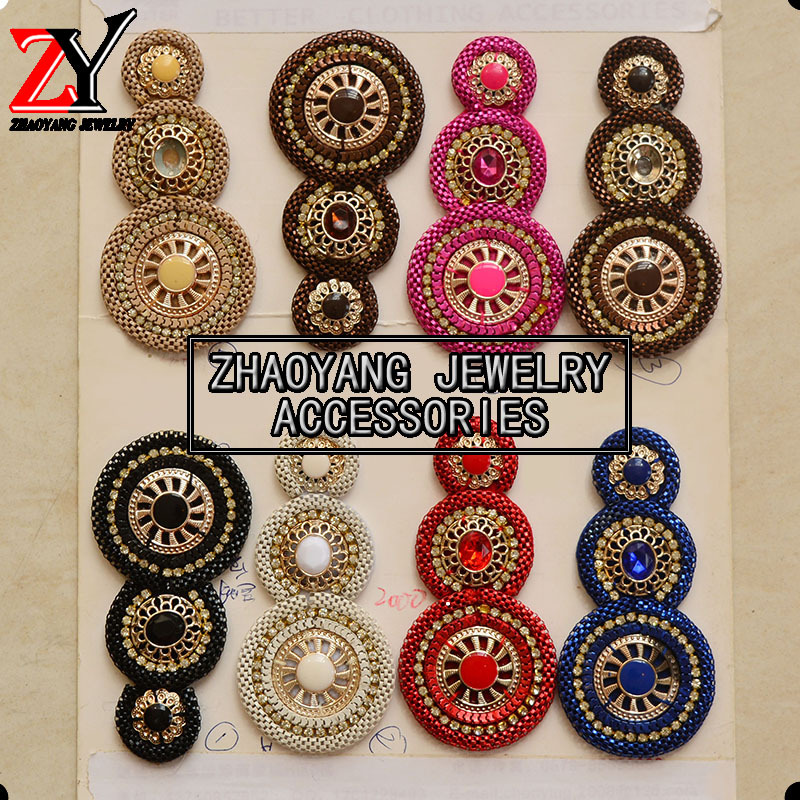 厂家直销 新款手工制作民族风圆圈凉鞋鞋花鞋饰鞋辅件zy881511