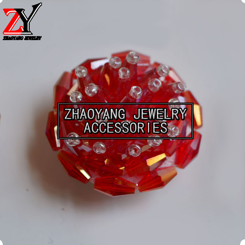 厂家直销 手工制作特色串珠扣子领花服饰配件zy88092