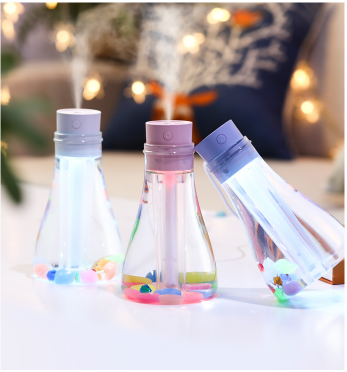 Wishing bottle, USB mini humidifier, car office desk, dormitory humidifier, night light