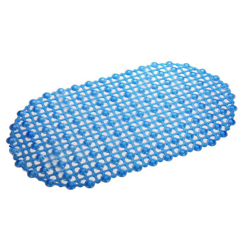 160g transparent water droplet bathroom mat, PVC bathroom anti-slip mat, oval water droplet anti-slip mat, massage mat full figure