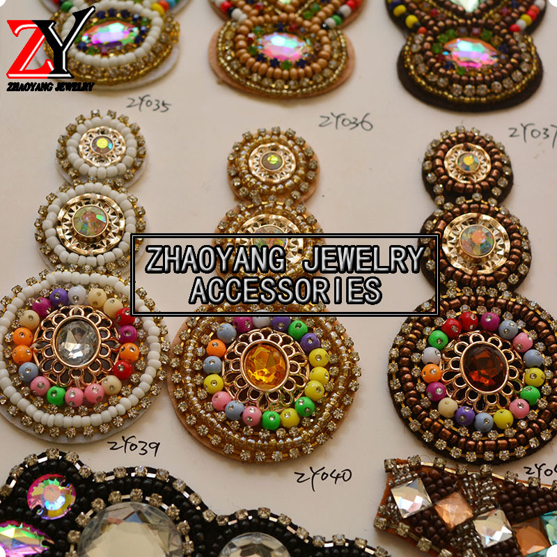 厂家直销 新款手工制作个性民族风凉鞋鞋花鞋饰鞋辅件zy88147