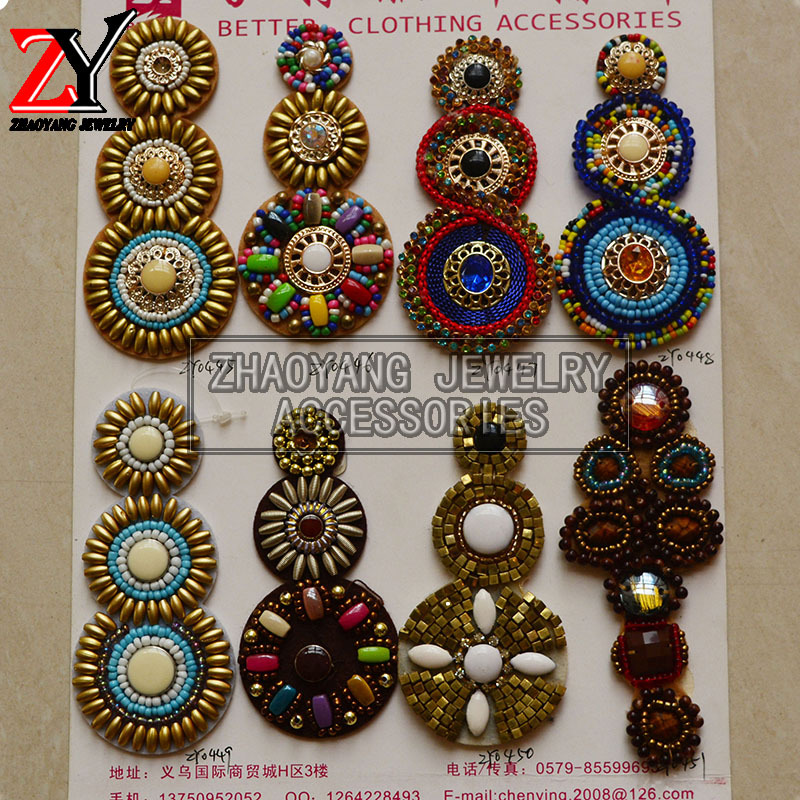 厂家直销 新款手工制作民族风凉鞋鞋花鞋饰鞋辅件zy88183