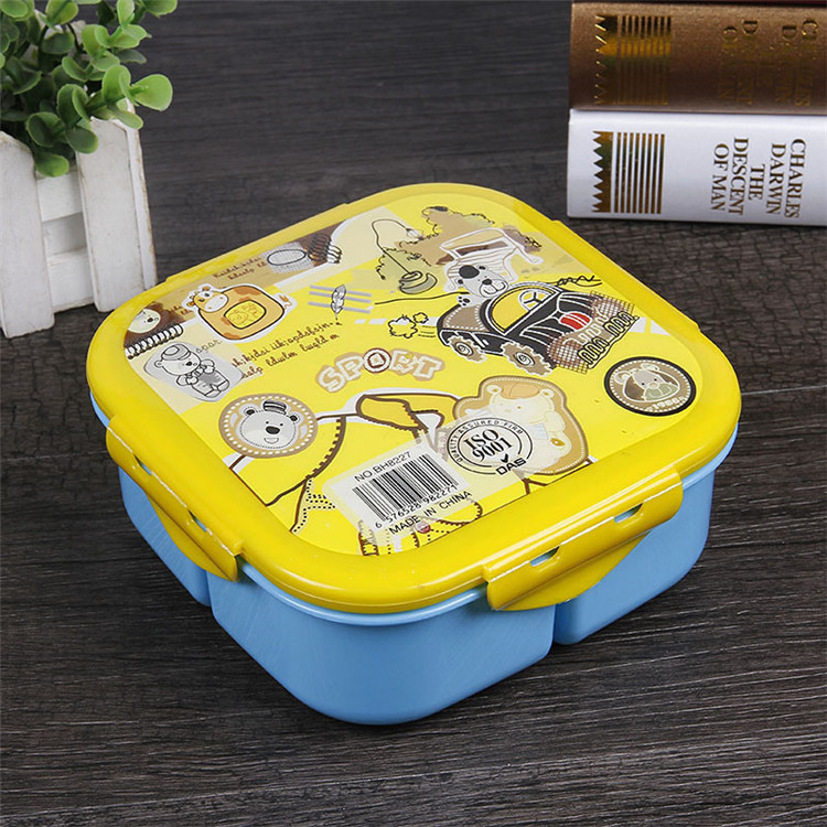 Students Children Lunch Box Cute Cartoon Box Wholesale Bento Box Spot Wholesale Insulated Fast Food Box Wholesale Specification drawing