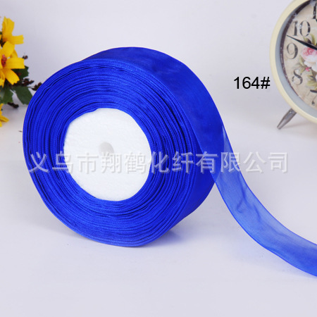 12-point coarse-edge snow yarn ribbon factory direct sales of clothing accessories, ribbons, hair ornaments, bows, DIY accessories, ribbons details Picture