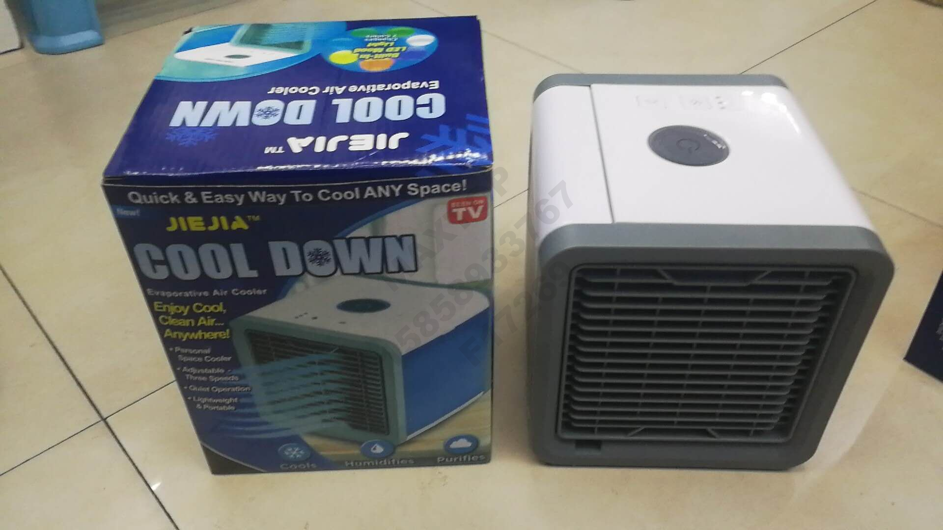 TV product bestseller mini cold air fan, household cold air fan, cross-border special details Picture