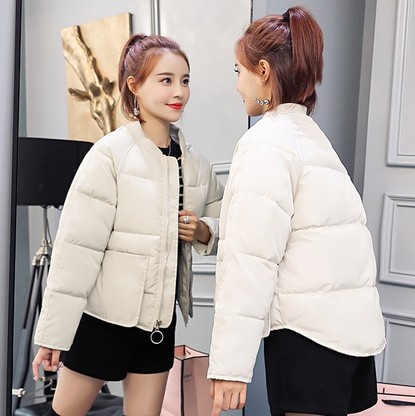 Fashion stand collar cotton-padded woman short thick slim down cotton-padded jacket little cotton-padded jacket woman