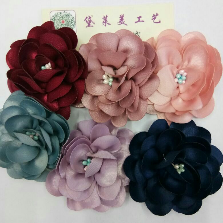 帽花鞋花布花胸花韩版花朵手工花蝴蝶结