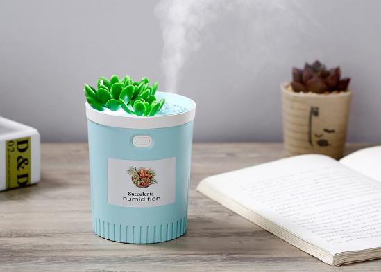 USB mini humidifier, succulent humidifier, car, office, desktop potted plant humidifier, water replenishing device details Picture