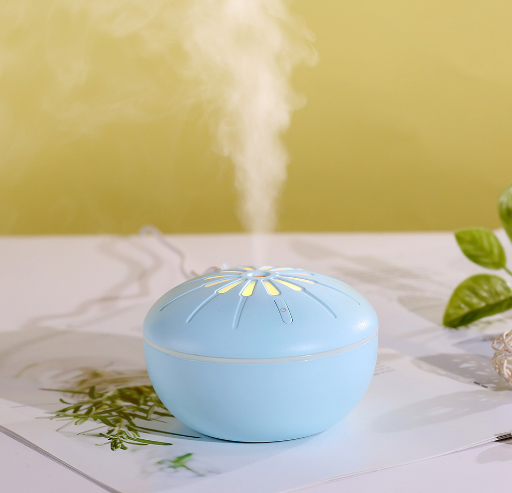 三合一香橙加湿器 USB迷你车载办公桌补水加湿 风扇 夜灯细节图