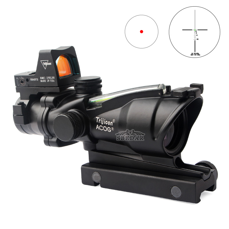 4X32 holographic internal red dot digital split dual-base green light slim conch sight Specification image