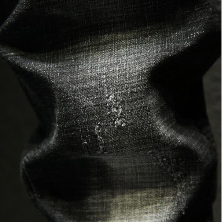 Men's autumn new black beggar pants, trendy young men's Korean-style slim-fit long pants, stretch skinny pants Specification image