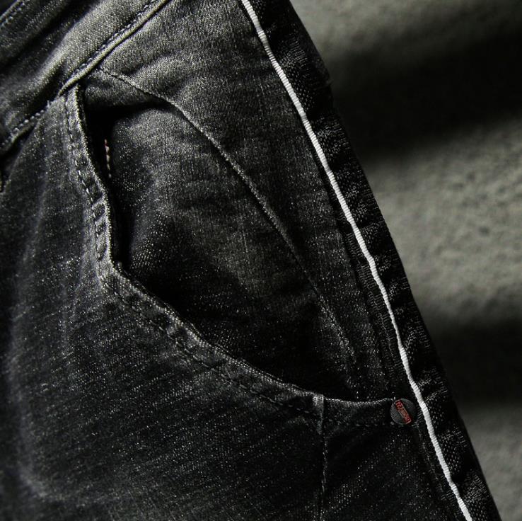 Men's autumn new black beggar pants, trendy young men's Korean-style slim-fit long pants, stretch skinny pants Application Scenario