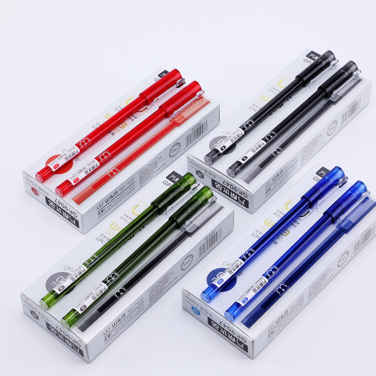 Wanbang Youpin GP-9047 New full-needle Gel Pen in black, red and blue Creative Cartoon Office and student style 0.5mm Wanbang Youpin GP-9047 New full-needle Gel Pen in black, red and blue Creative Cartoon Office and student style 0.5mm