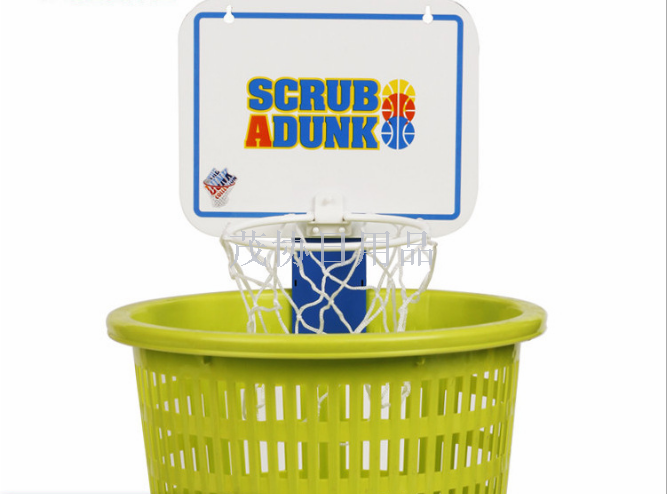 Trash can backboard Indoor-outdoor kids basketball stand basketball board entertainment colorful clip backboard