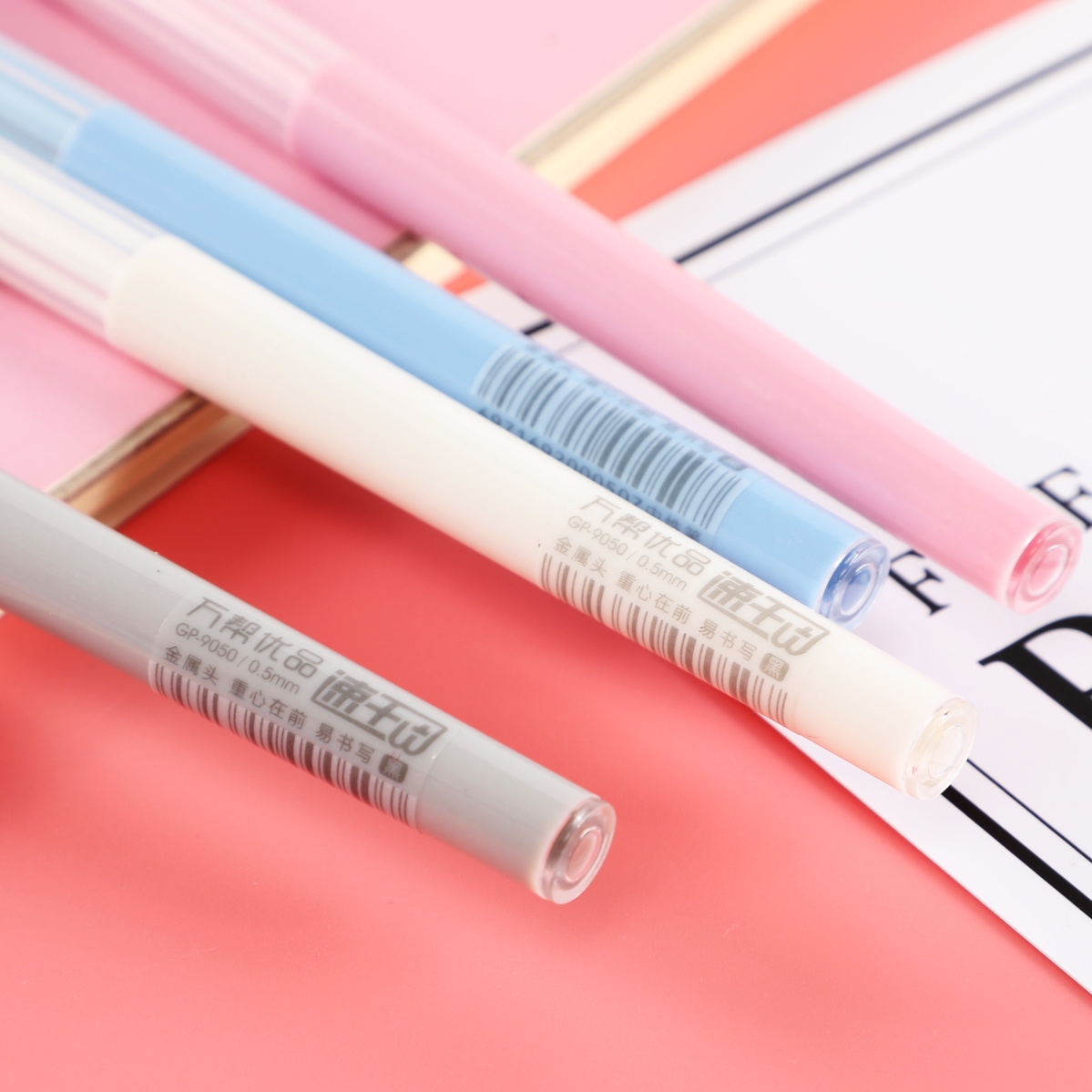 Wanbang Youpin GP-9050 New full-needle ballpoint pen with metal tip, creative office and student version 0.5mm details Picture