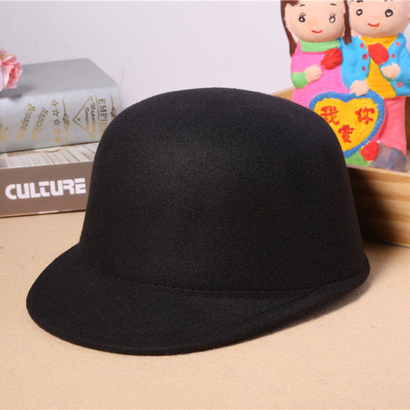 2016 outdoor fashion Korean version of the new autumn and winter woolen hat women's parent-child cap cap warm equestrian hat thumbnail