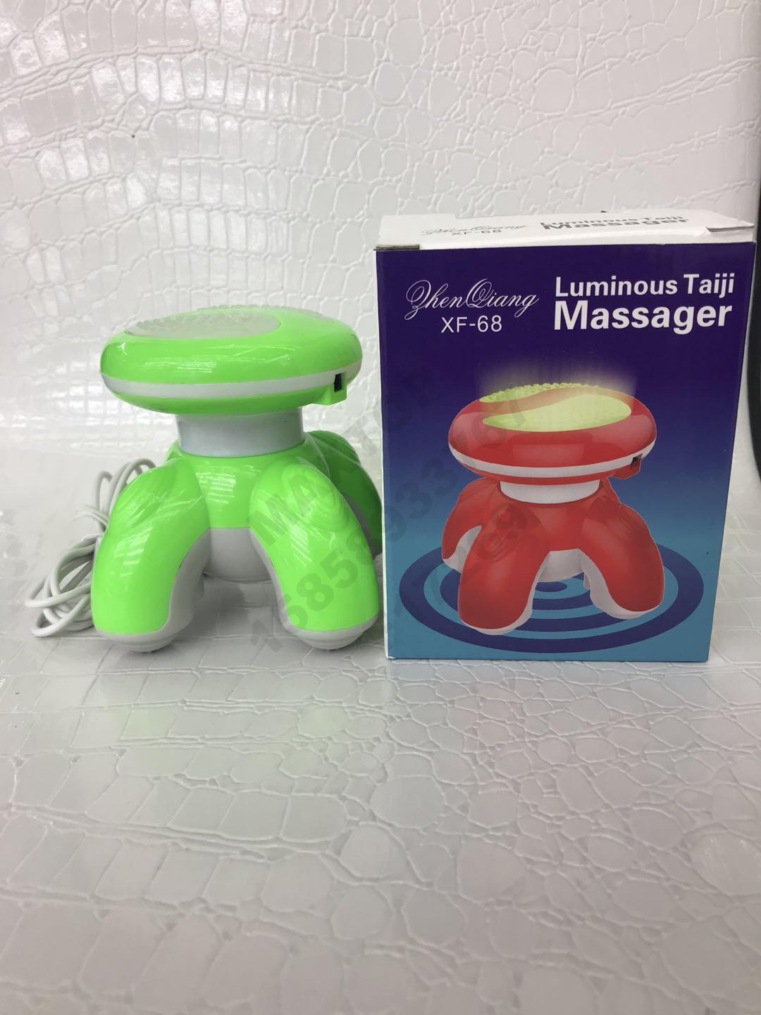 TV Mini new four-corner head massager vibrates with glow-in-the-dark USB Body massager