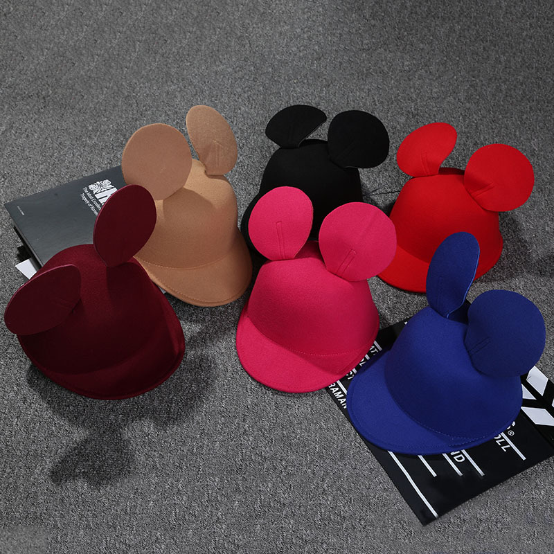 Mickey Mouse hat Baby Boy hat Baby Mickey Mouse big ears baby duck tongue wool hat