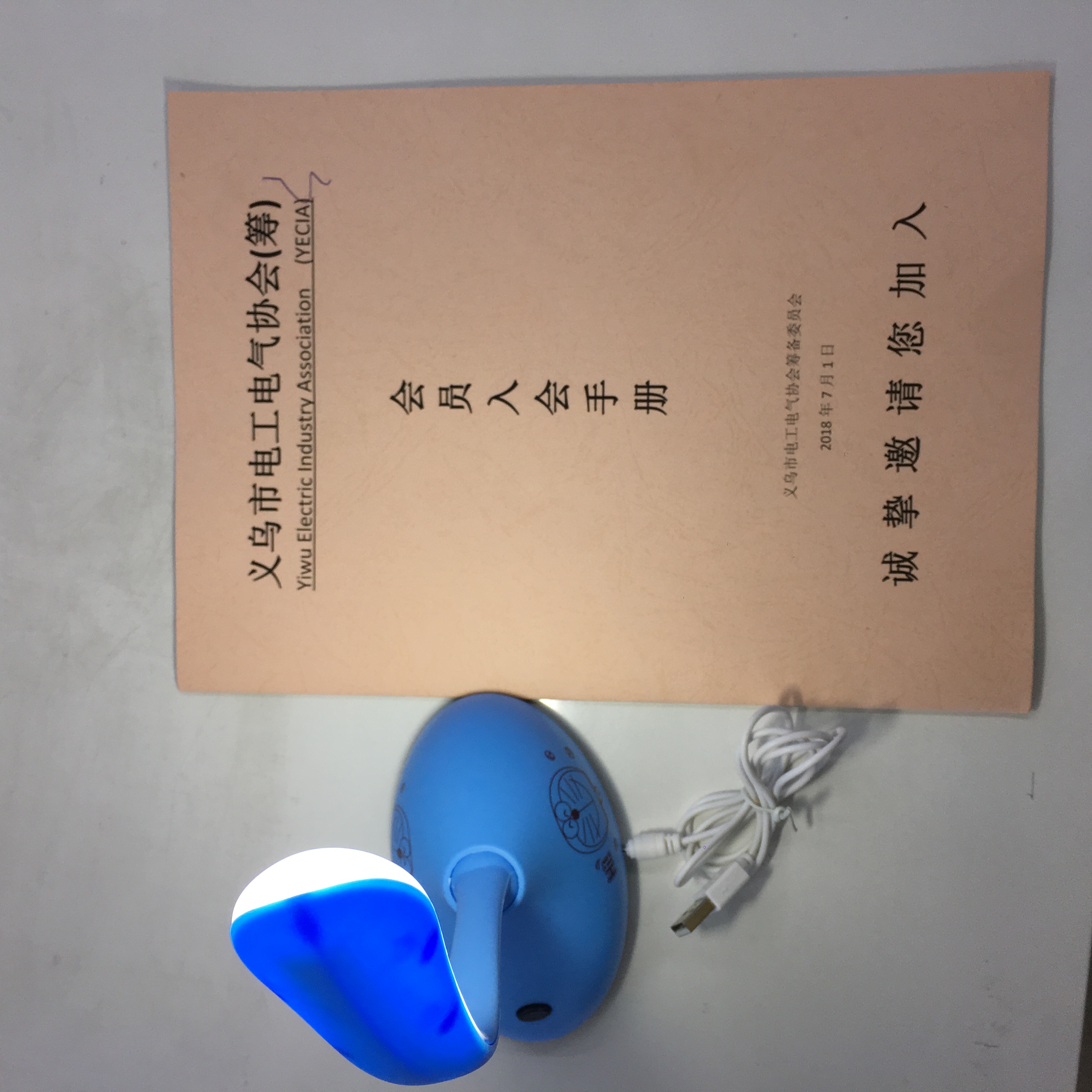 充电台灯实物图