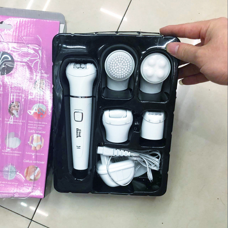 find back 5合一充电防水剃毛刀 跨境TV新款女士电动细节图