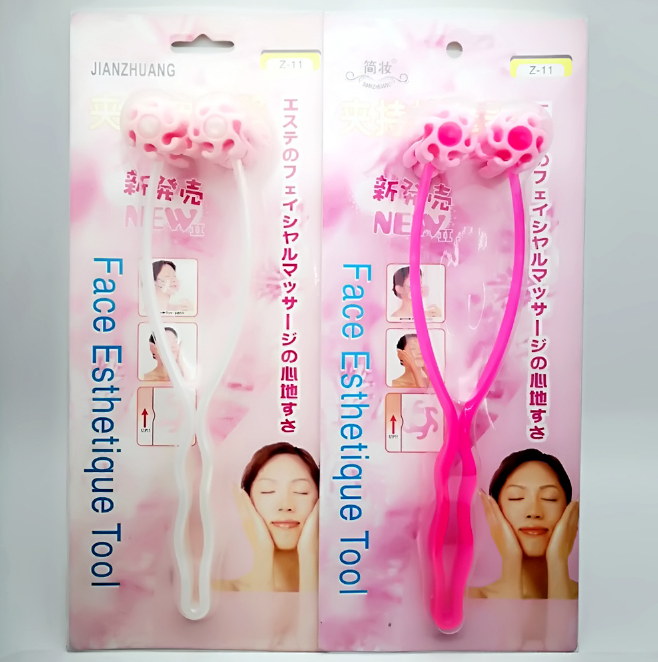 Face slimming tool, roller-type face slimming wonder, facial expression muscle tightening, plum blossom-shaped flower roller-shaped small z-11