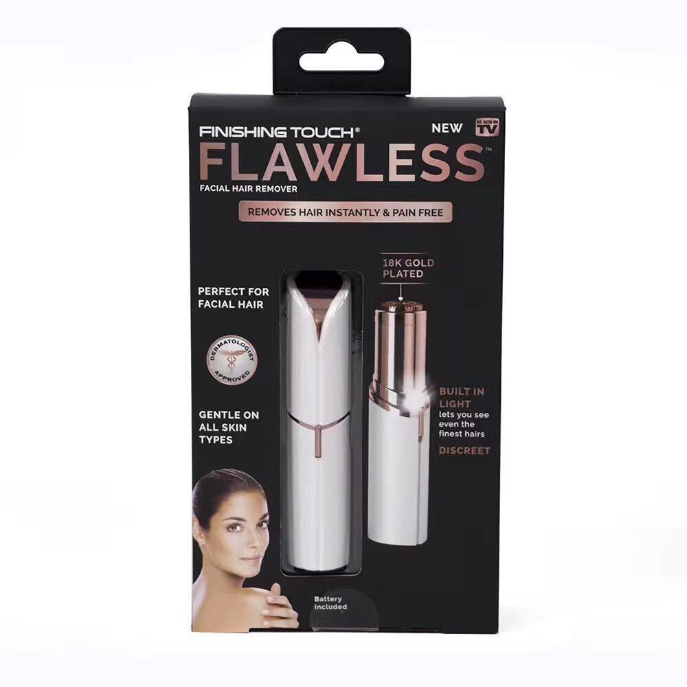 女士电动剃毛器 口红去毛器 脱毛器 镀金拔毛器 mini flawless