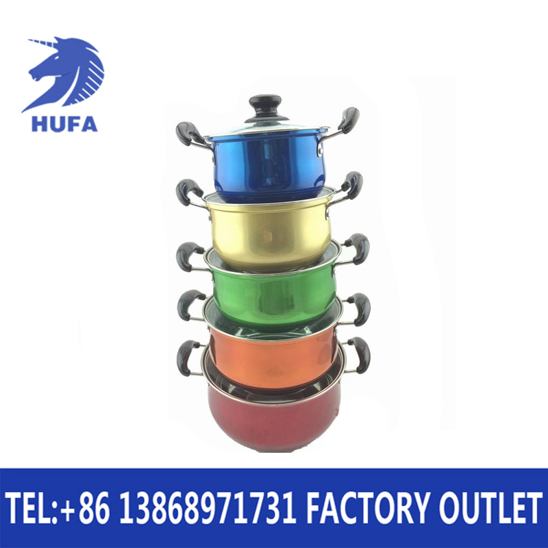 Stainless steel colored set pot Application Scenario