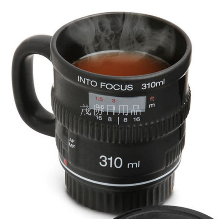 SLR camera lens Cup Ceramic lens Cup matte ceramic lens cup lens cup ceramic