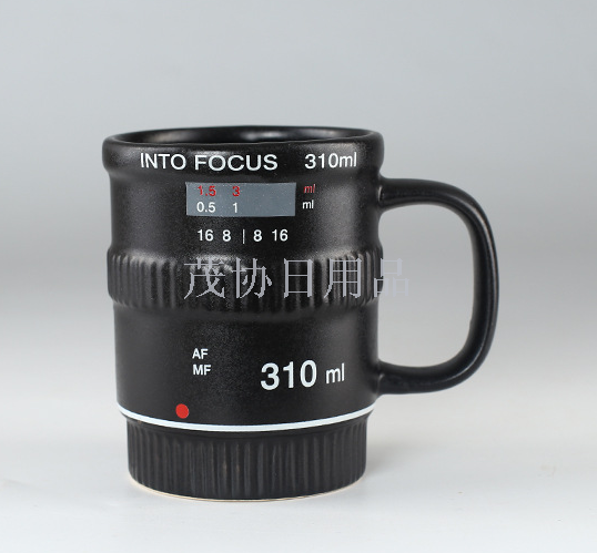 Creative mug design Custom Ceramic mug mug mug camera lens Design small gift giveaway coffee mug