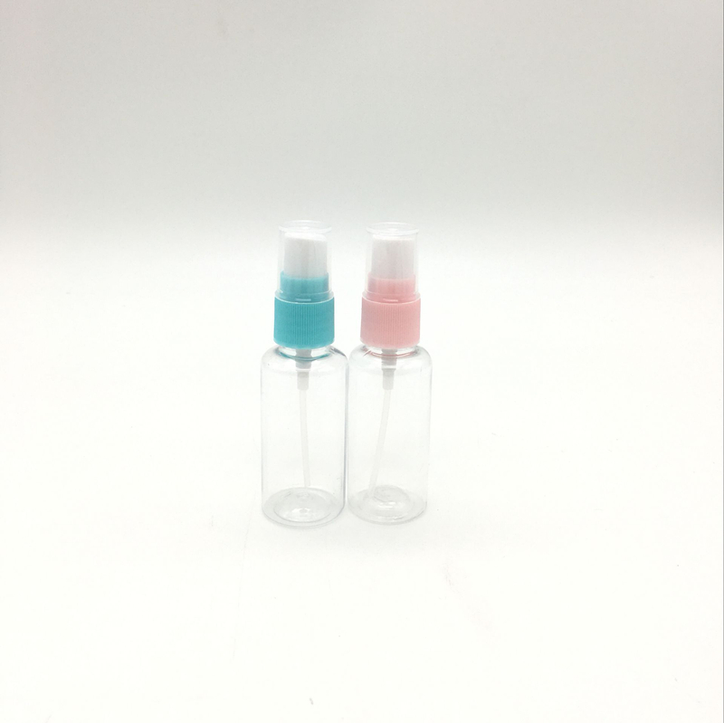 Two portable travel spray bottles in a bag, portable press-fit spray bottles details Picture