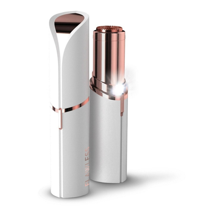 女士电动剃毛器 口红去毛器 脱毛器 镀金拔毛器 mini flawless产品图