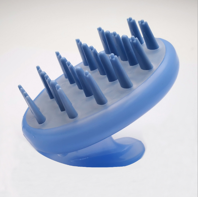 Massage hair comb massager Meridian Massage brush Plastic elastic soft head comb teeth shampoo brush mini massager