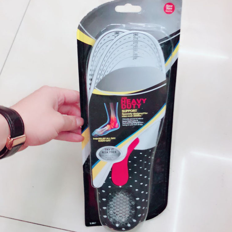 运动鞋垫透气减震EVA加厚款后跟硅胶跨境热销款式男女运动垫