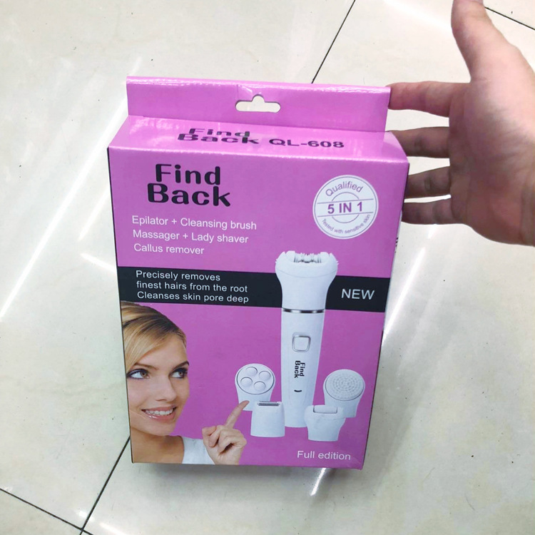 find back 5合一充电防水剃毛刀 跨境TV新款女士电动
