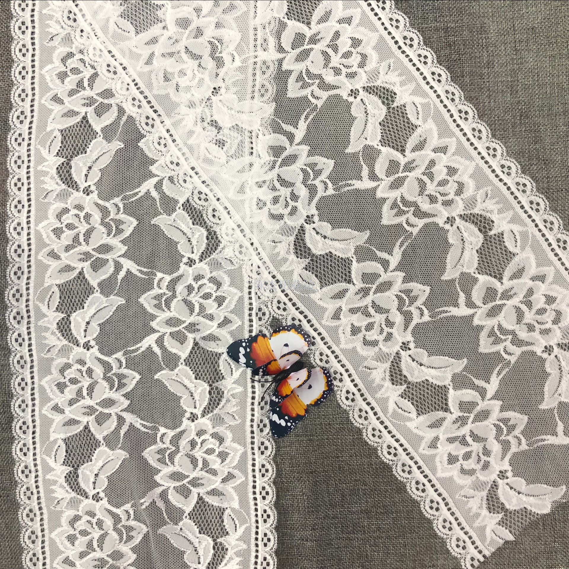 Factory direct sales of elastic hollowed-out lace wide-edge lace-trimmed clothing accessories