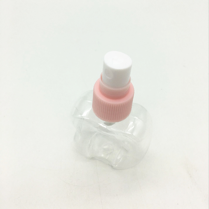 Cute pink bagged spray bottle for travel, portable cosmetic dispensing bottle, portable press spray bottle Specification image