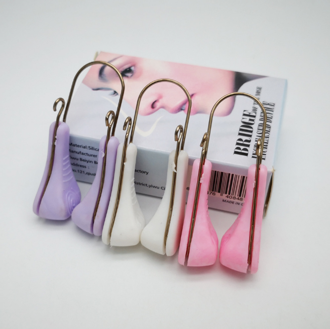 硅胶鼻夹铁丝鼻夹挺鼻夹鼻器矫正器 鼻梁增高器挺每日30分钟