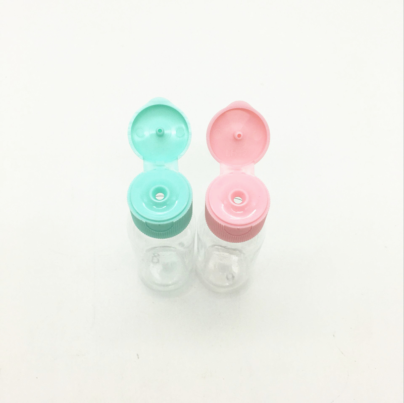 2 travel sub-bottle cosmetic bottles in a bag, empty bottles of travel shampoo and body wash cosmetic storage bottles Specification image