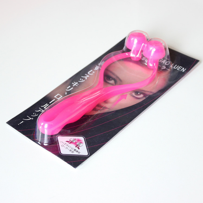 Nose massager Nose massage wheel Double straight nose massager Nose massage roller 008
