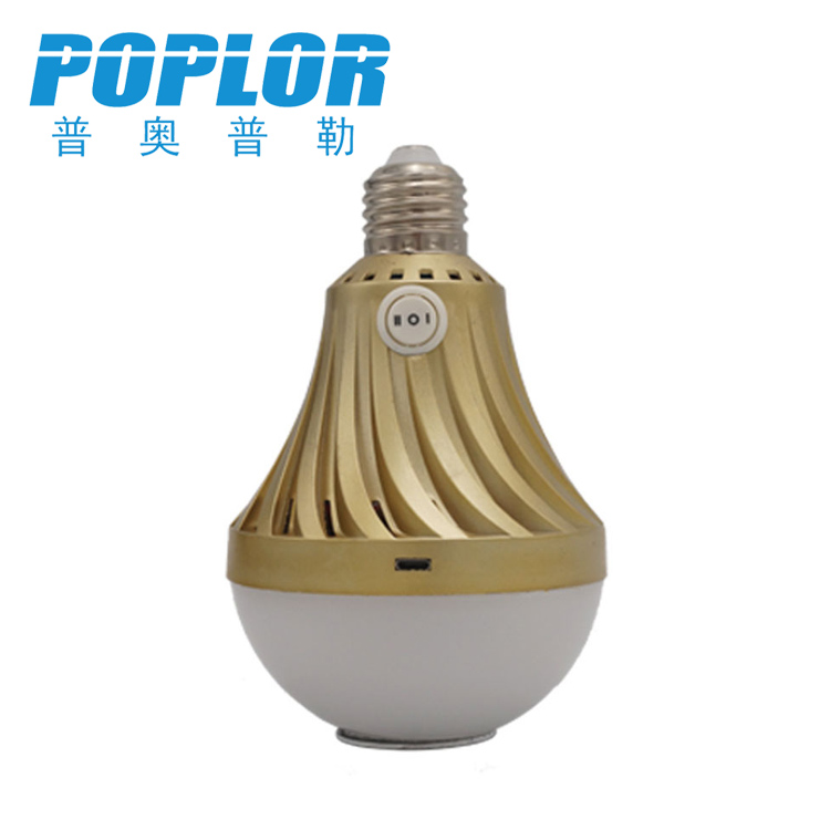 LED智能应急球泡灯 9W停电应急灯泡 手持灯手电筒产品图